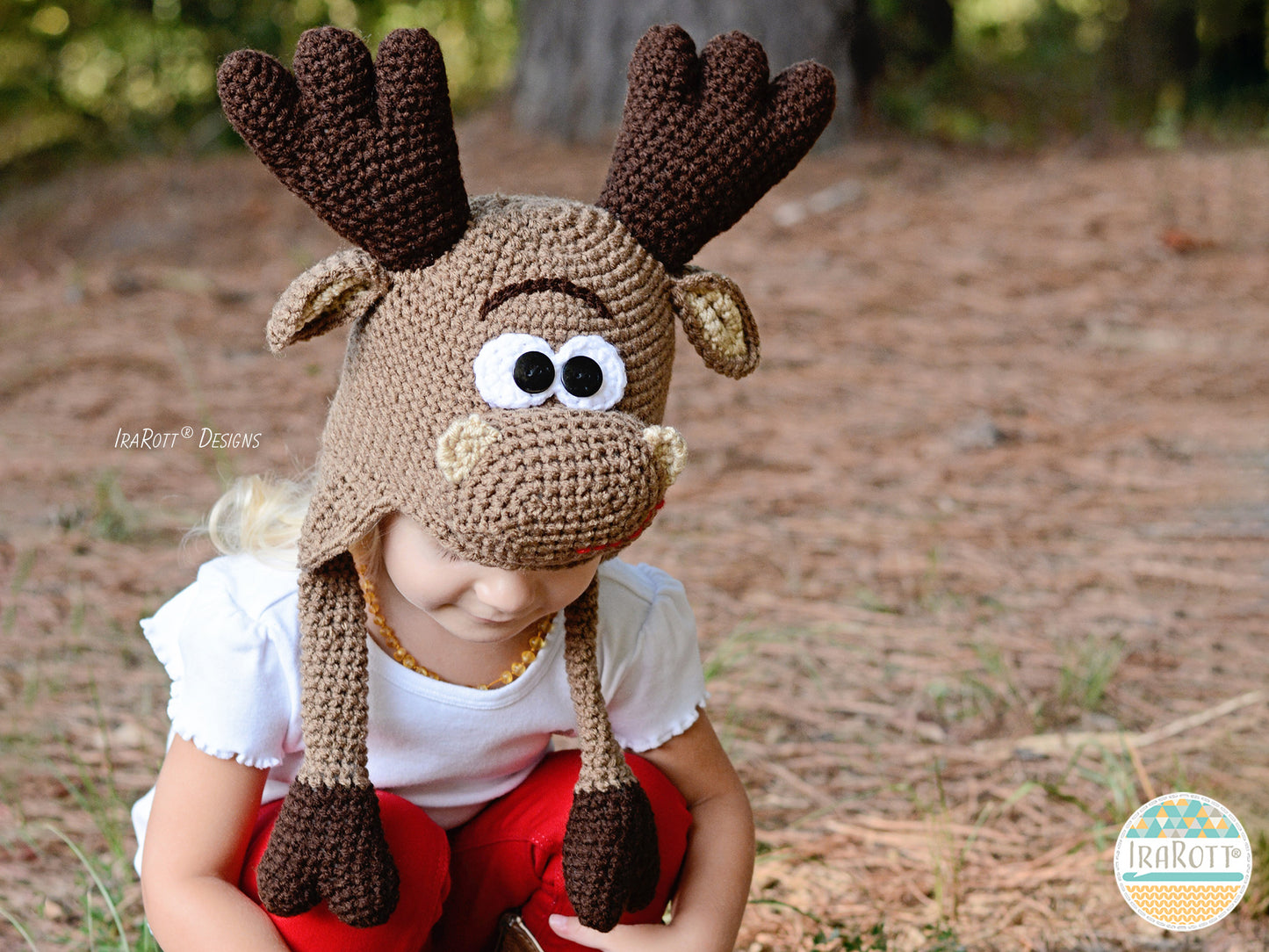 Eh Moose Animal Hat Crochet Pattern