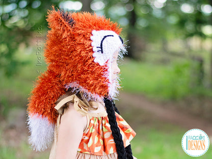 Moxie the Furry Fox Hat Crochet Pattern