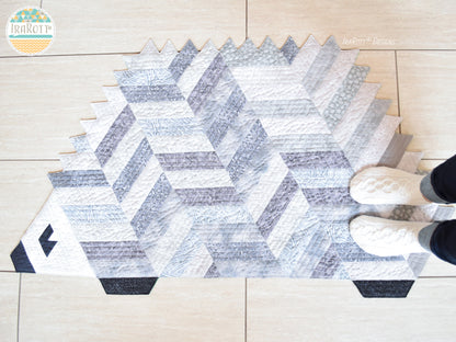 Needles The Hedgehog Jelly Roll Rug Quilting Pattern