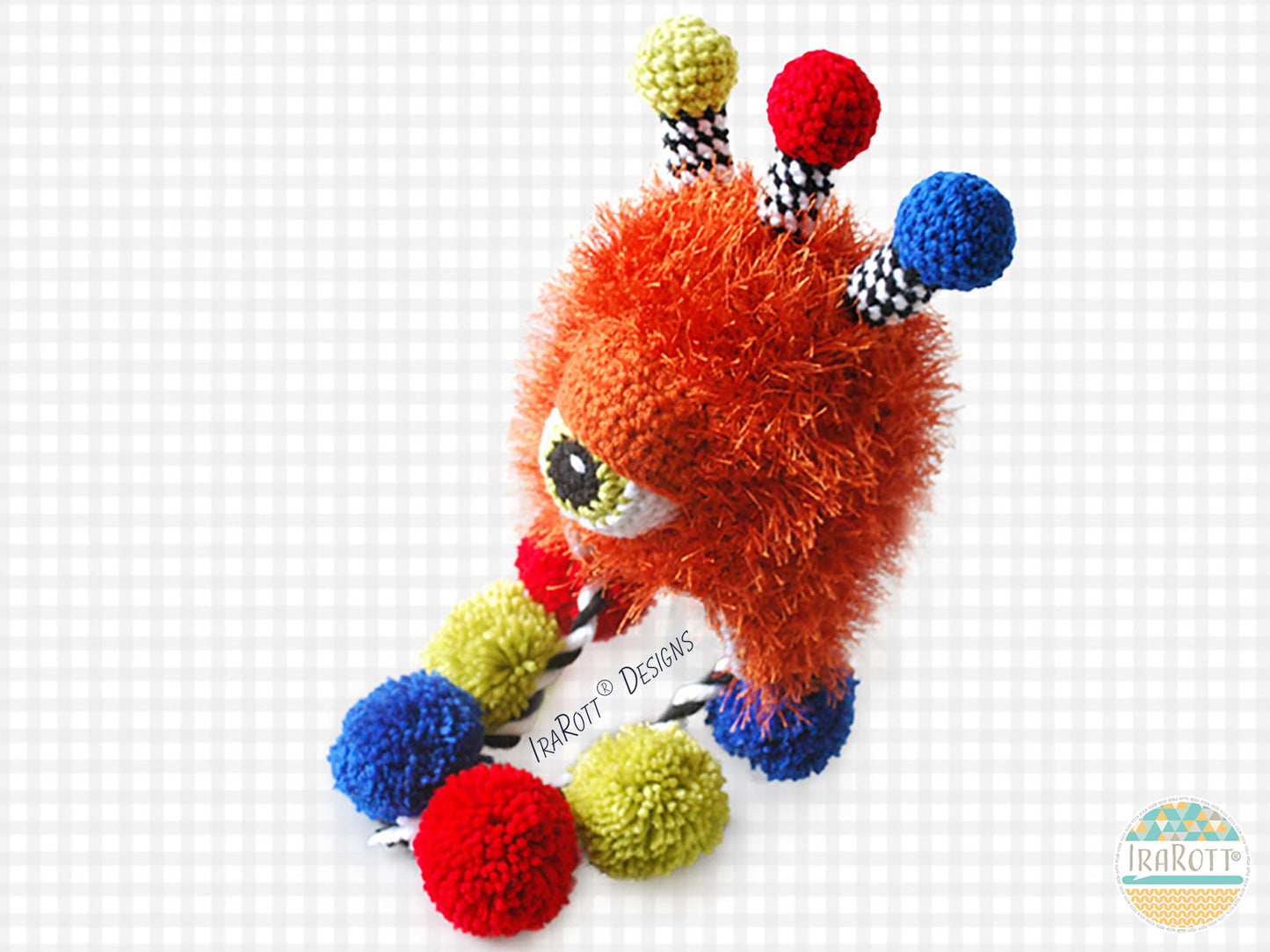 Neon The Gumball Monster Hat Crochet Pattern