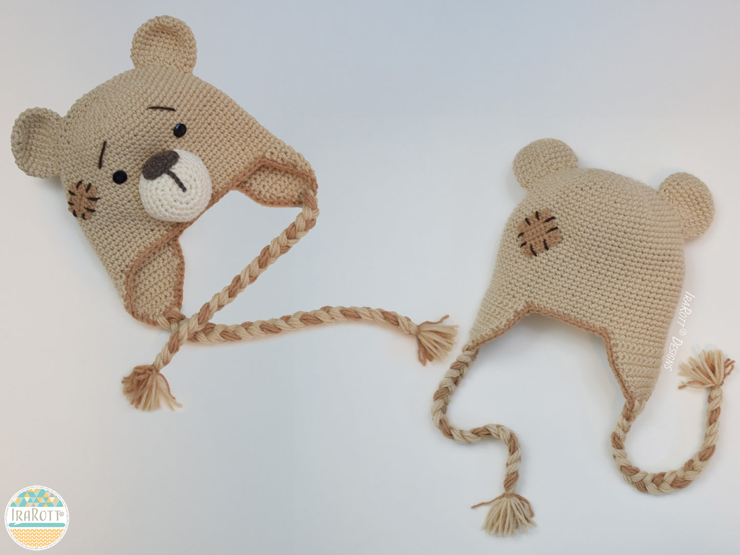 Patches The Timeless Teddy Bear Hat Crochet Pattern