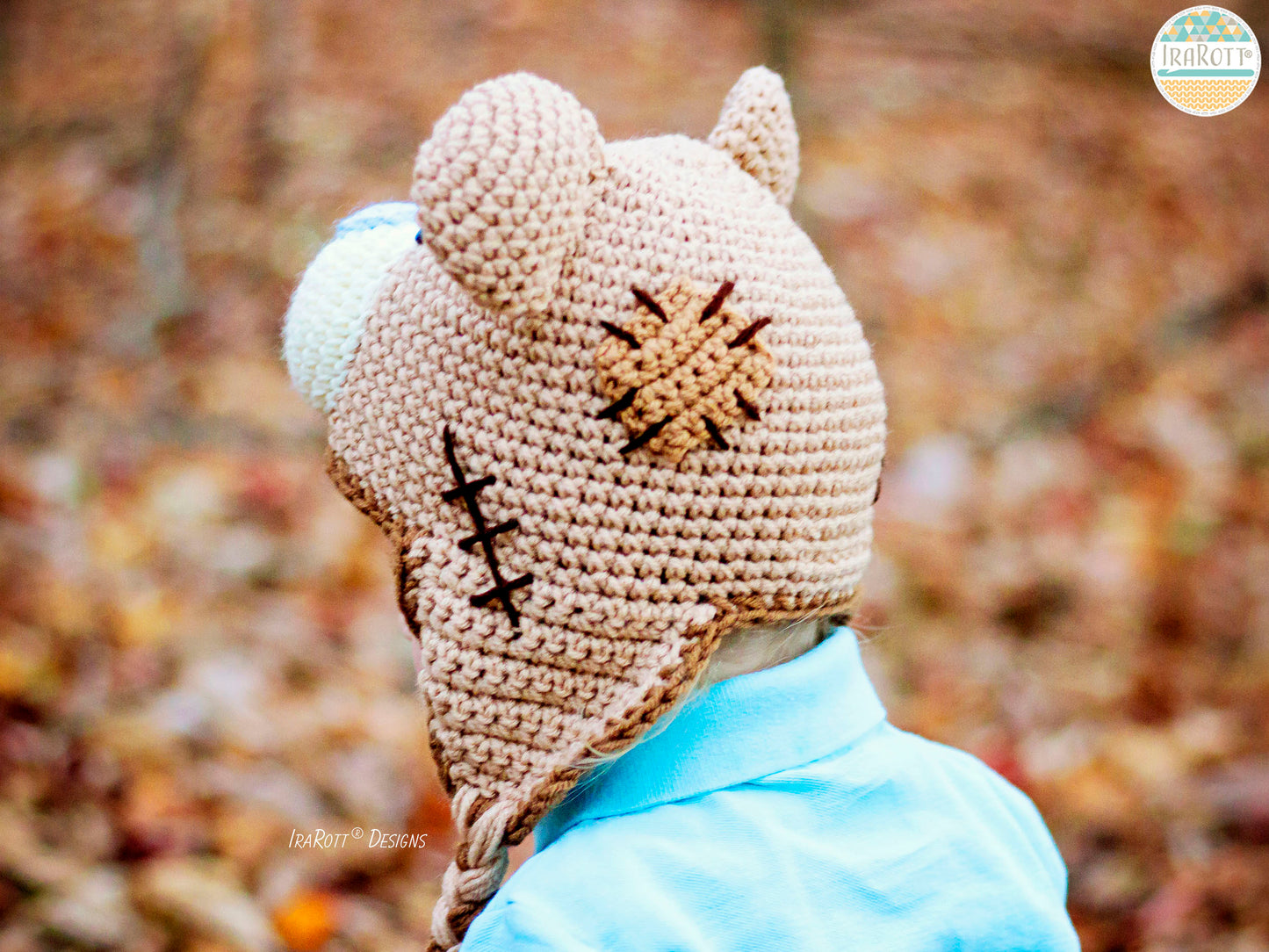 Patches The Timeless Teddy Bear Hat Crochet Pattern