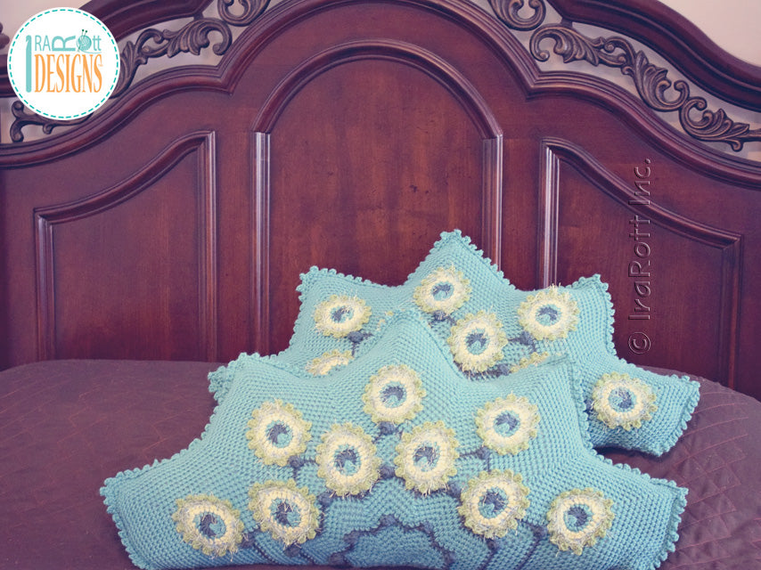 Pavo the Peacock Pillow Crochet Pattern
