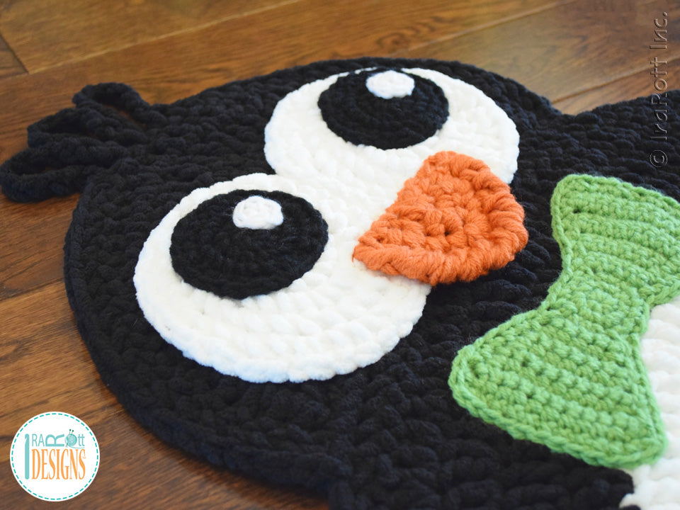 Penguin Animal Rug Crochet Pattern