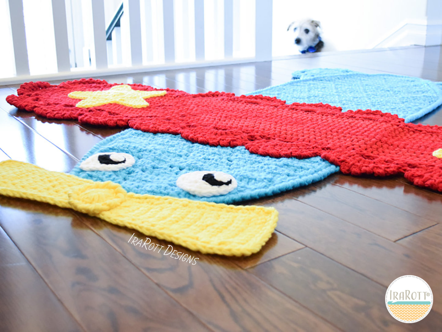 Peter The Airplane Rug Crochet Pattern