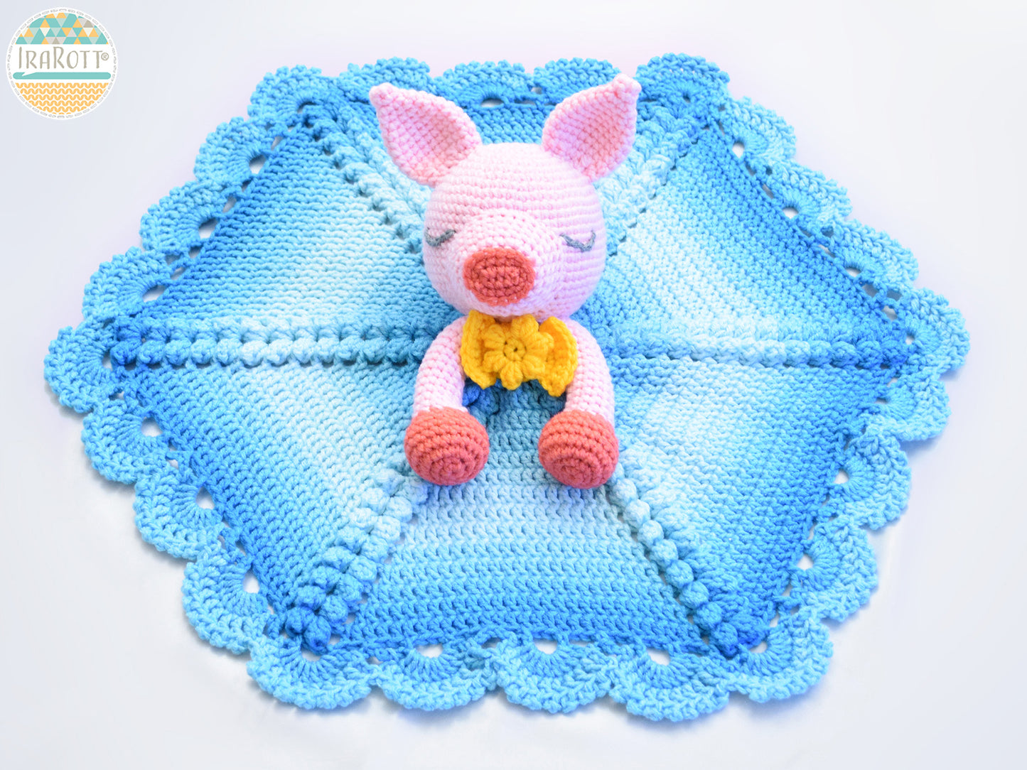 Pinky The Piggy Lovey Crochet Pattern