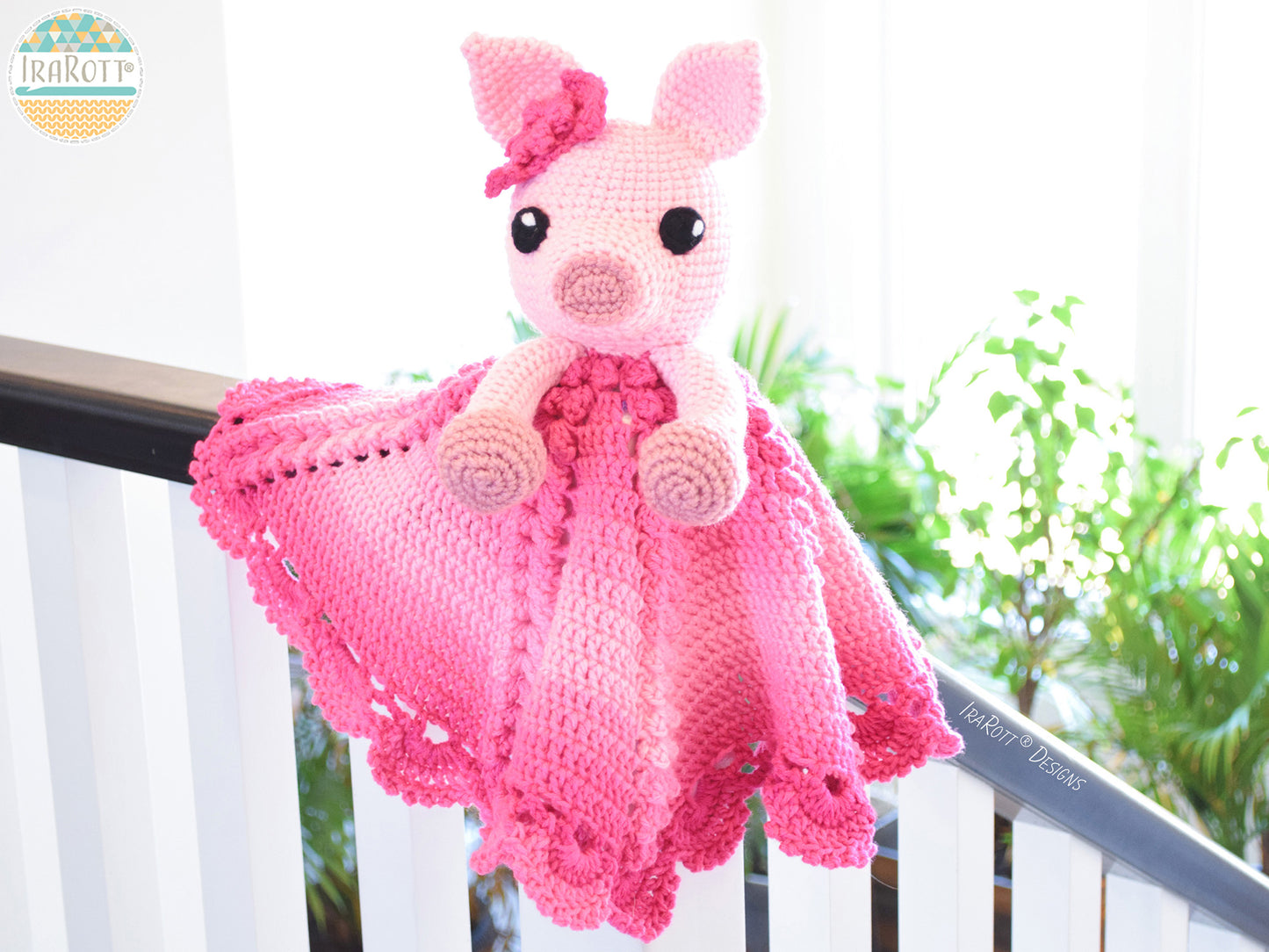 Pinky The Piggy Lovey Crochet Pattern