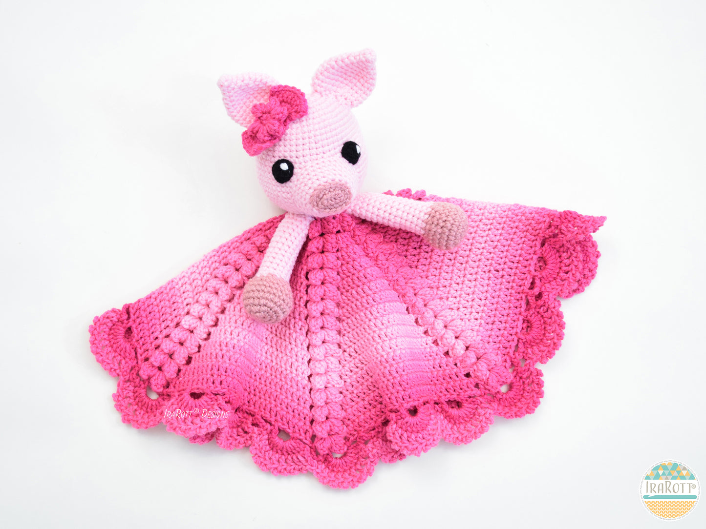 Pinky The Piggy Lovey Crochet Pattern