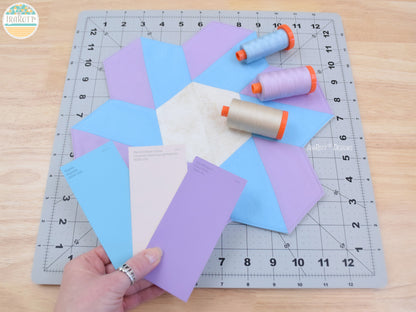 Pinwheel Mug Rug Quilting Pattern