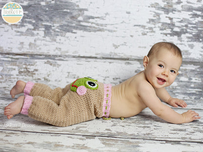 Pistachio The Frog Pants Crochet Pattern