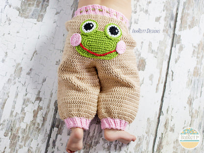 Pistachio The Frog Pants Crochet Pattern