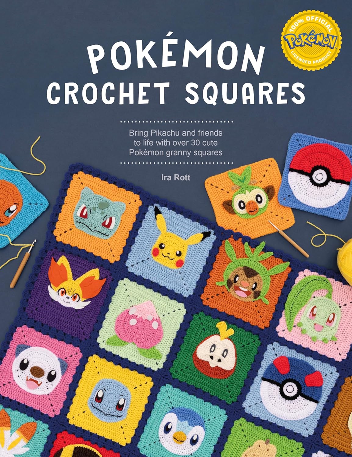 Pokémon Crochet Squares Book - Paperback