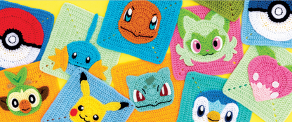 Pokémon Crochet Squares Book - Paperback