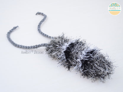 Detachable Raccoon Tail Crochet Pattern