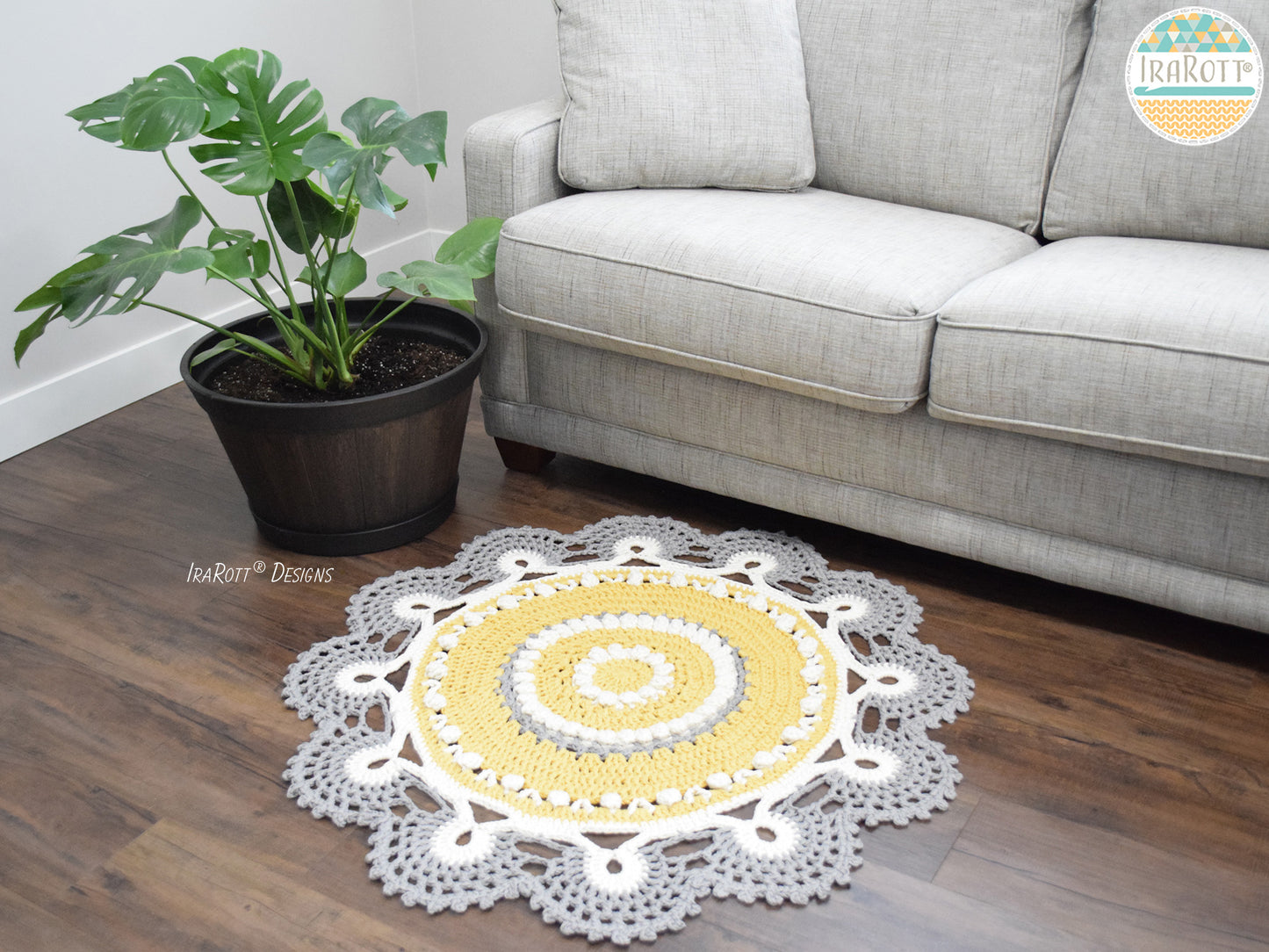 Retro Doily Rug Crochet Pattern