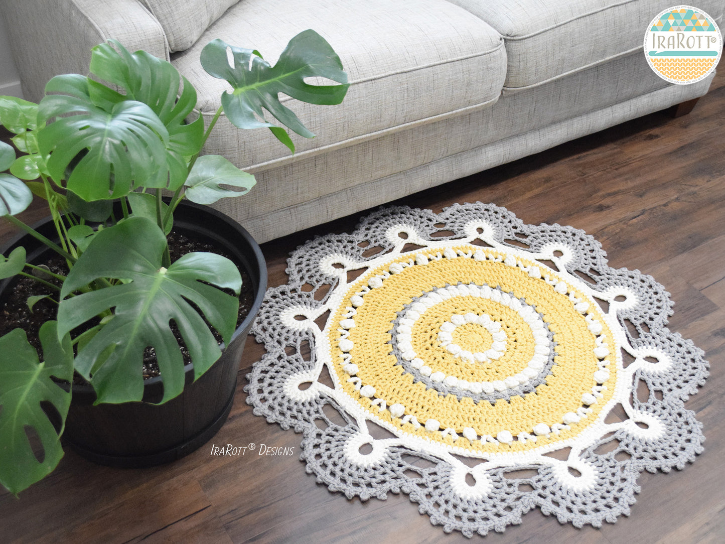 Retro Doily Rug Crochet Pattern