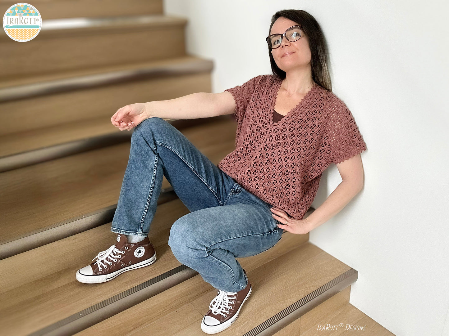Rock Clematis Tee Crochet Pattern