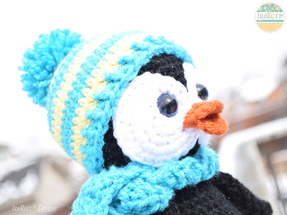 Roma The Happy Penguin Amigurumi And Hat Crochet Pattern