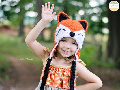 Roxy the Forest Fox Hat Crochet Pattern