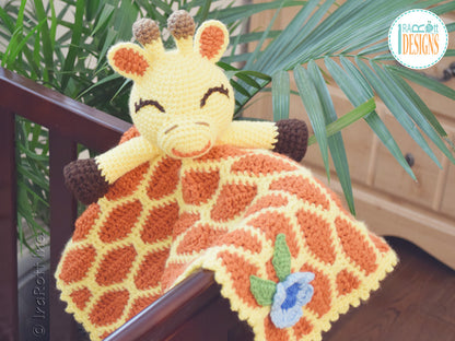 Rusty the Giraffe Lovey Crochet Pattern
