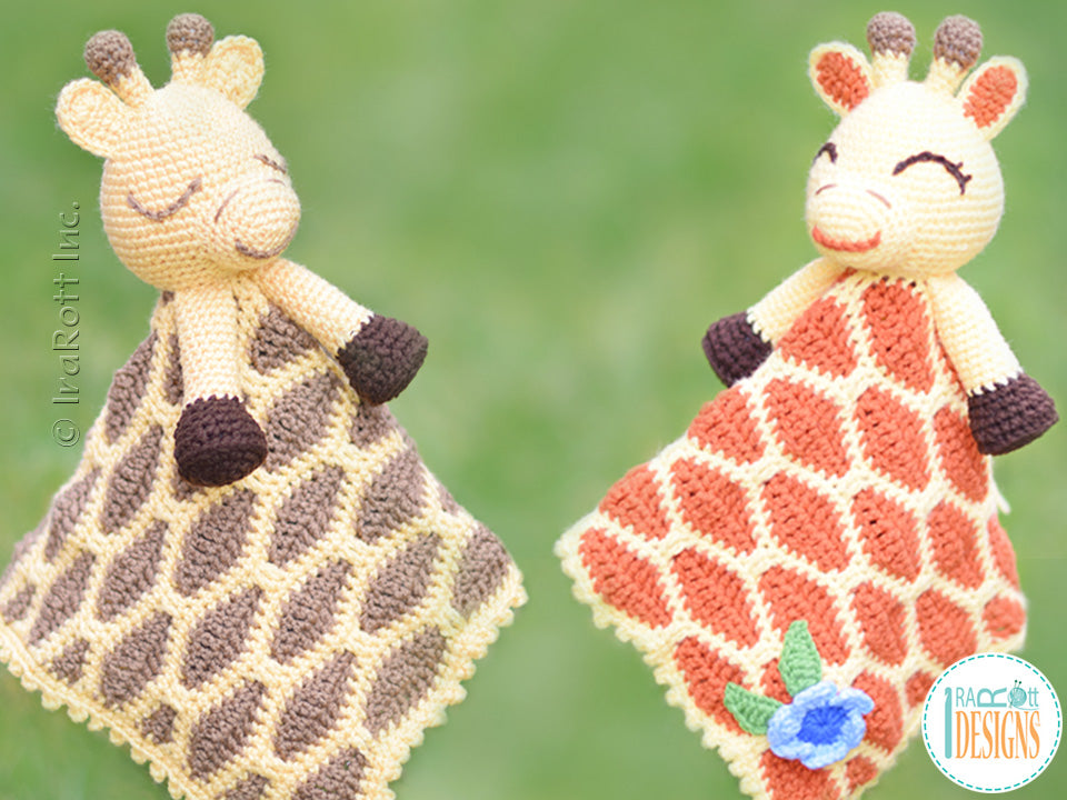 Rusty the Giraffe Lovey Crochet Pattern