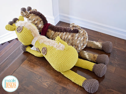 Rusty the Giraffe Big Amigurumi Crochet Pattern