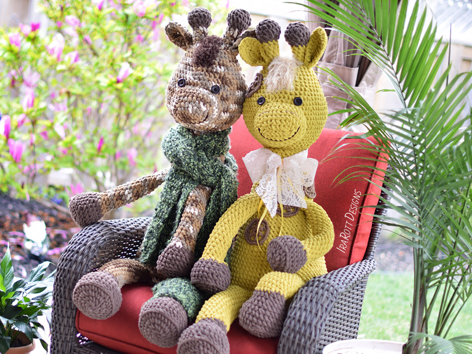 Rusty the Giraffe Big Amigurumi Crochet Pattern IraRott Designs