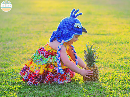 Skye the Parrot Hat Crochet Pattern