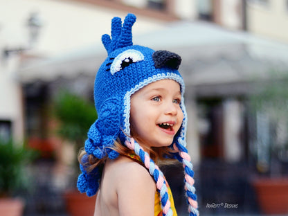 Skye the Parrot Hat Crochet Pattern