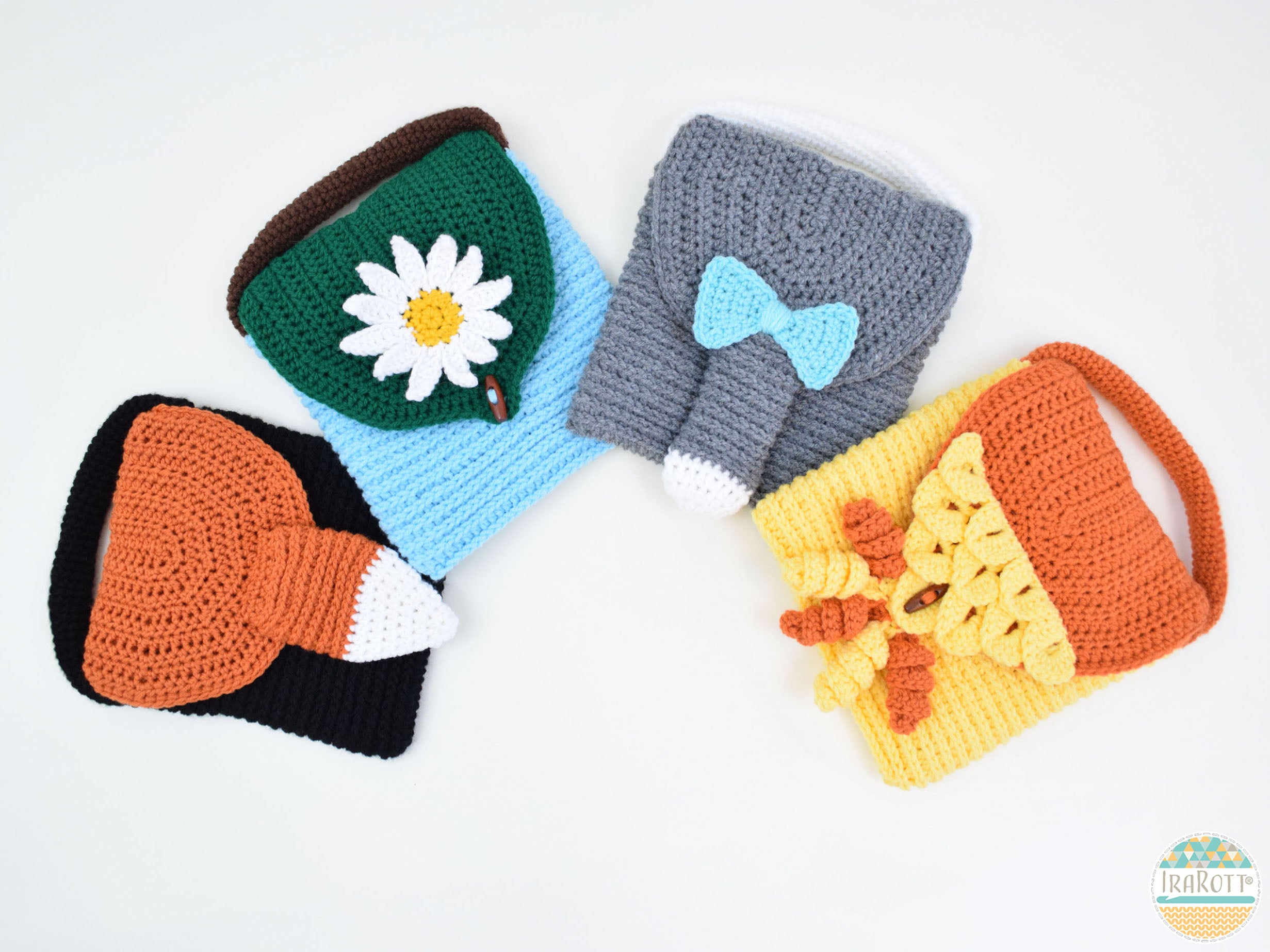 Slip and Flip Fun Handbags Crochet Pattern – IraRott Designs