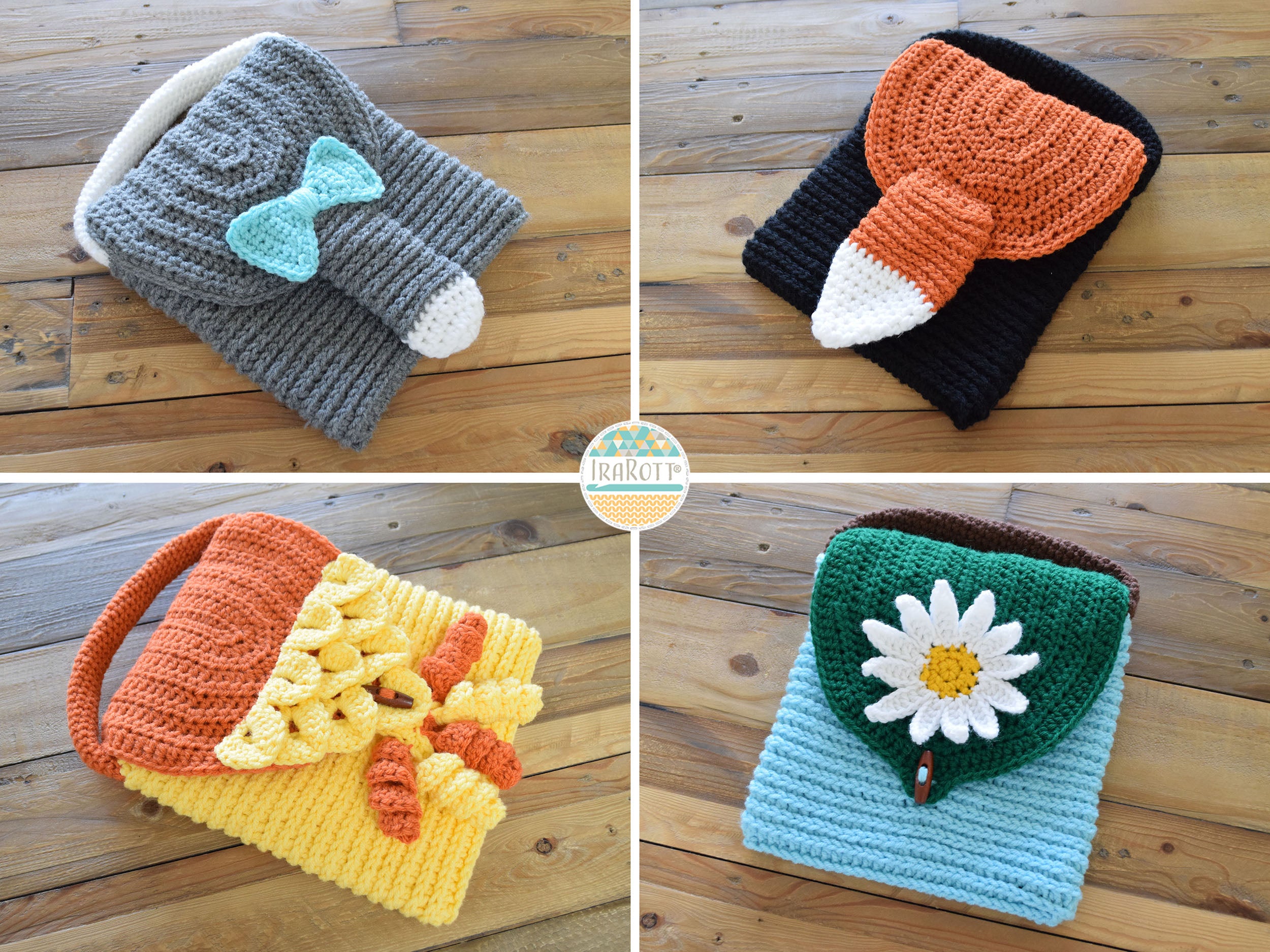 Slip and Flip Fun Handbags Crochet Pattern – IraRott Designs