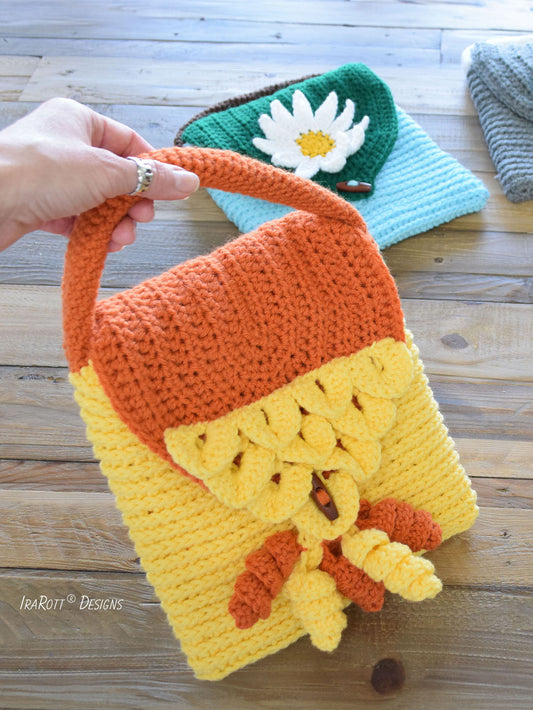 Slip and Flip Fun Handbags Crochet Pattern