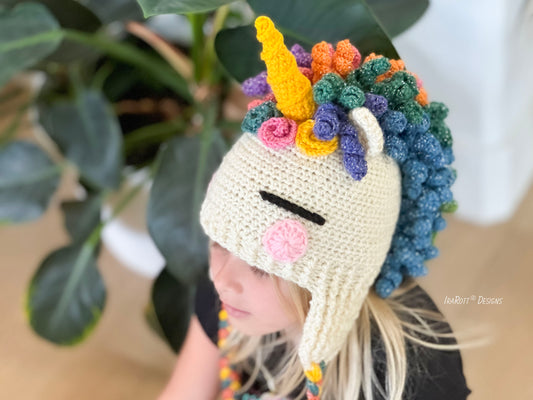 Sophia The Magical Unicorn Hat Crochet Pattern