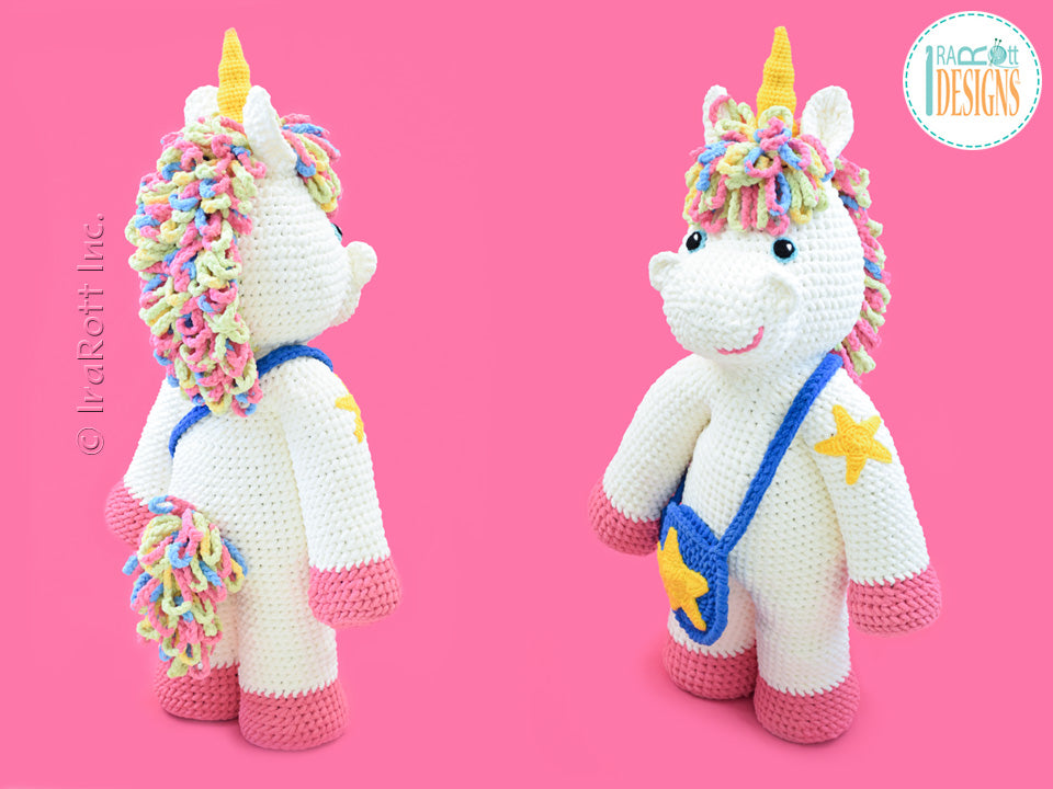 Sophia The Starry Unicorn Big Amigurumi Crochet Pattern