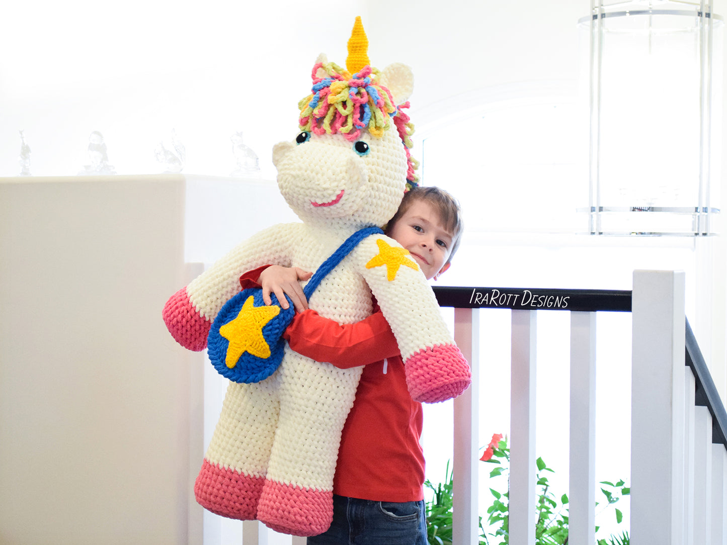 Sophia The Starry Unicorn Big Amigurumi Crochet Pattern