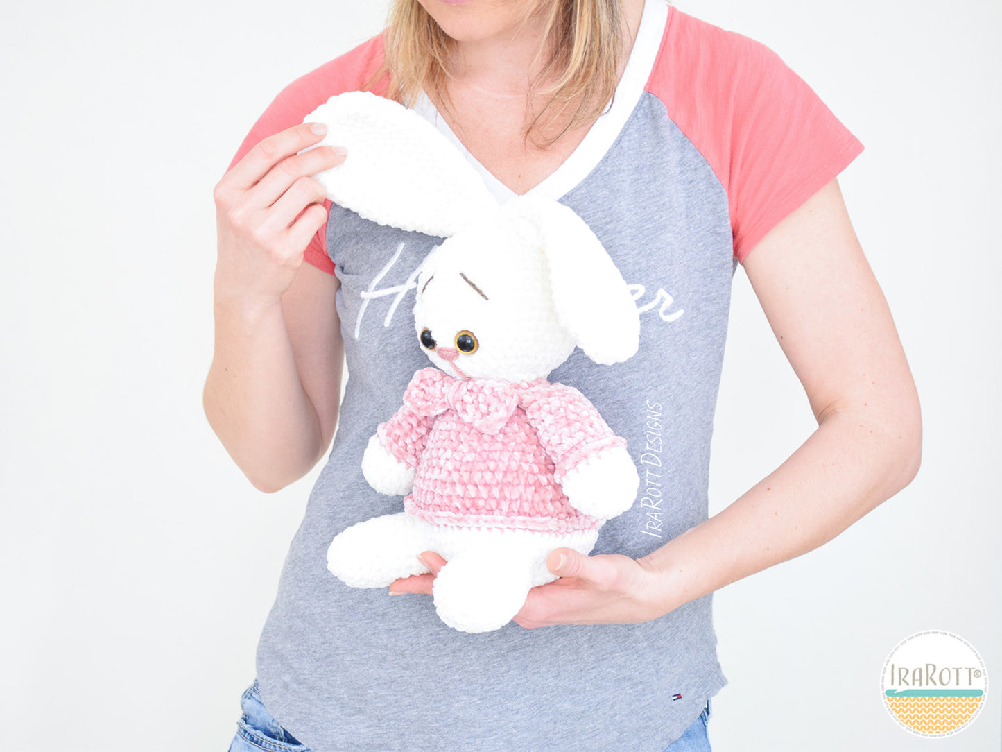 Sunny The Chubby Little Easter Bunny Amigurumi Crochet Pattern