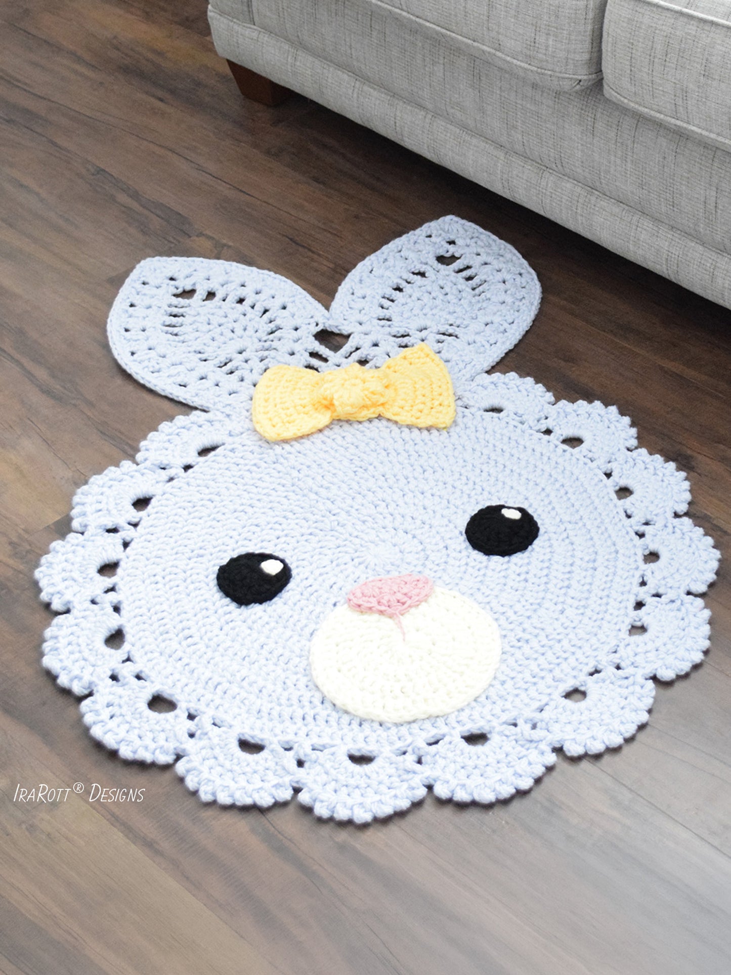 Sunny The Playful Bunny Rug Crochet Pattern