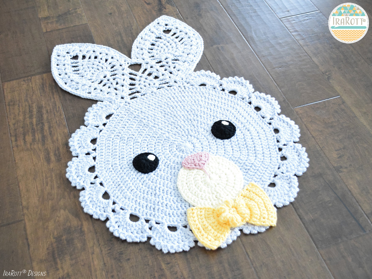 Sunny The Playful Bunny Rug Crochet Pattern – IraRott Designs