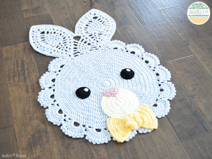 Sunny The Playful Bunny Rug Crochet Pattern