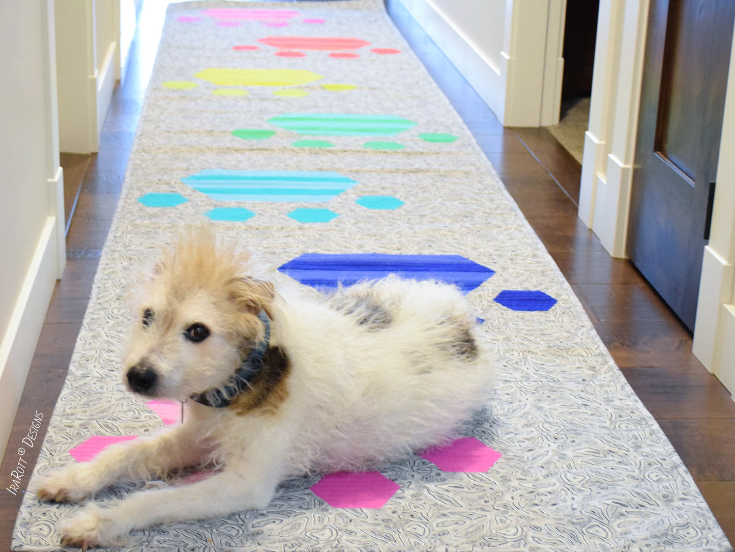 The Pawesome Floor Runner Jelly Roll Rug Quilting Pattern