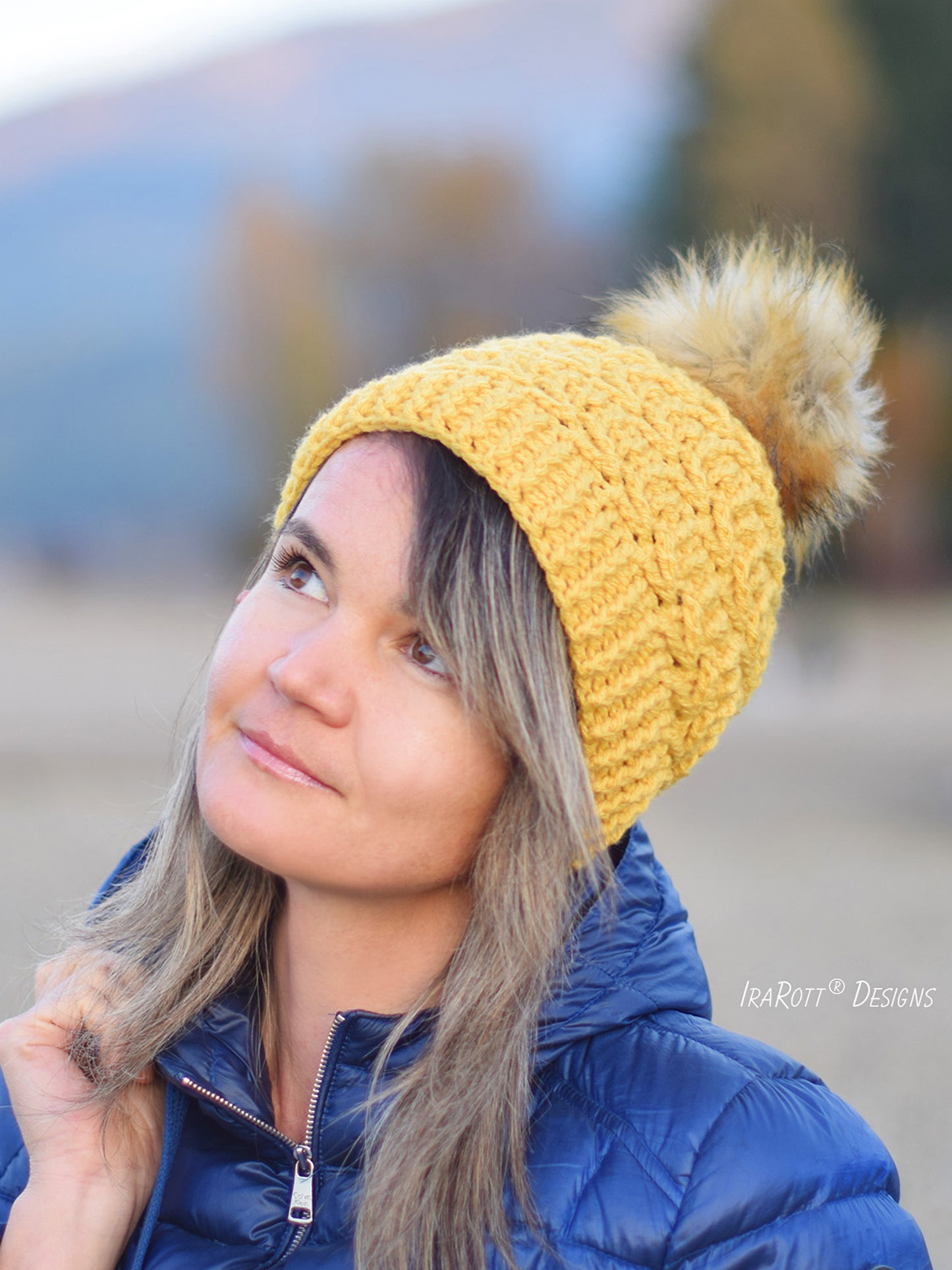 The Textured Mountain Hat Crochet Pattern