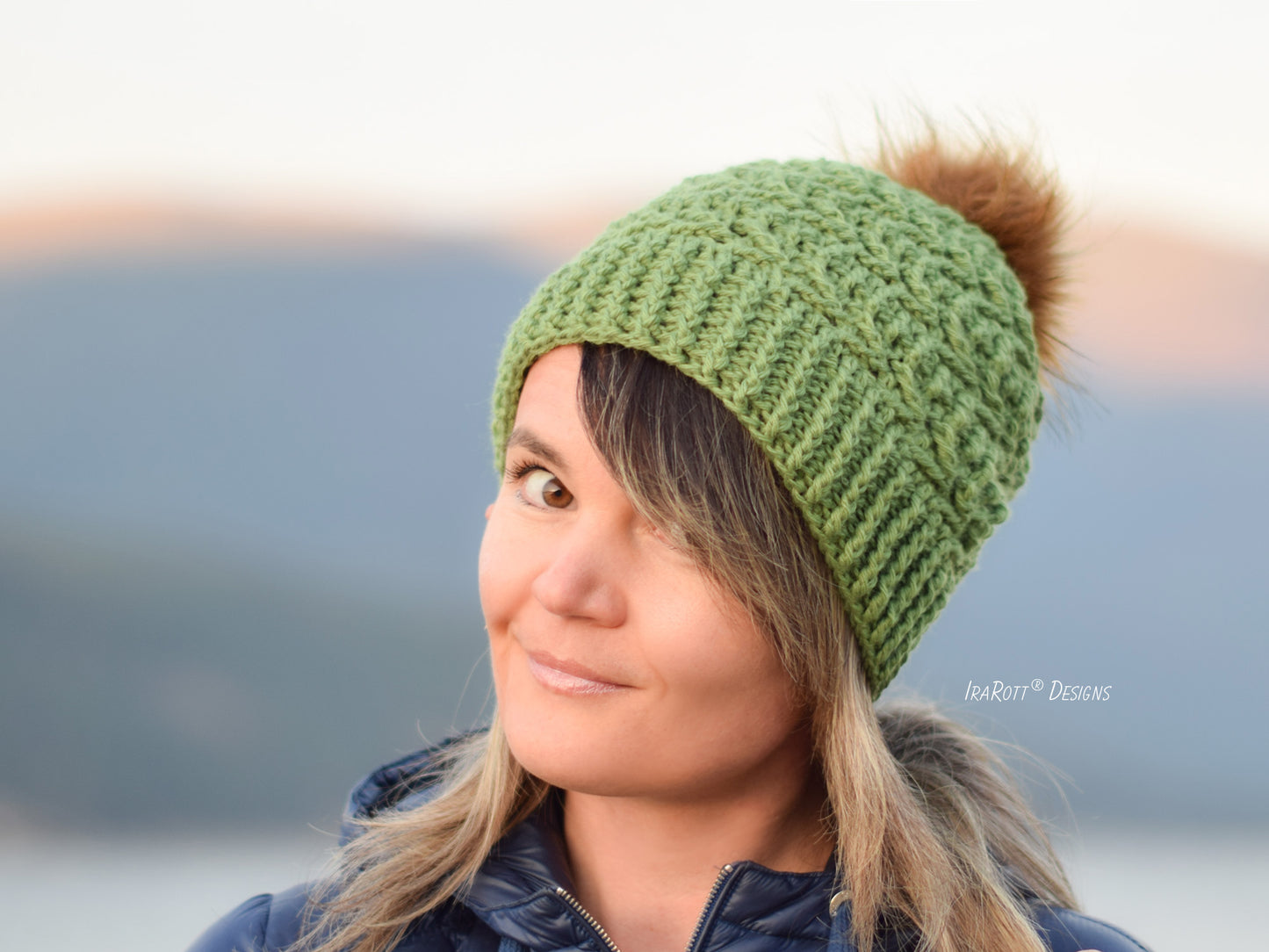 The Textured Mountain Hat Crochet Pattern