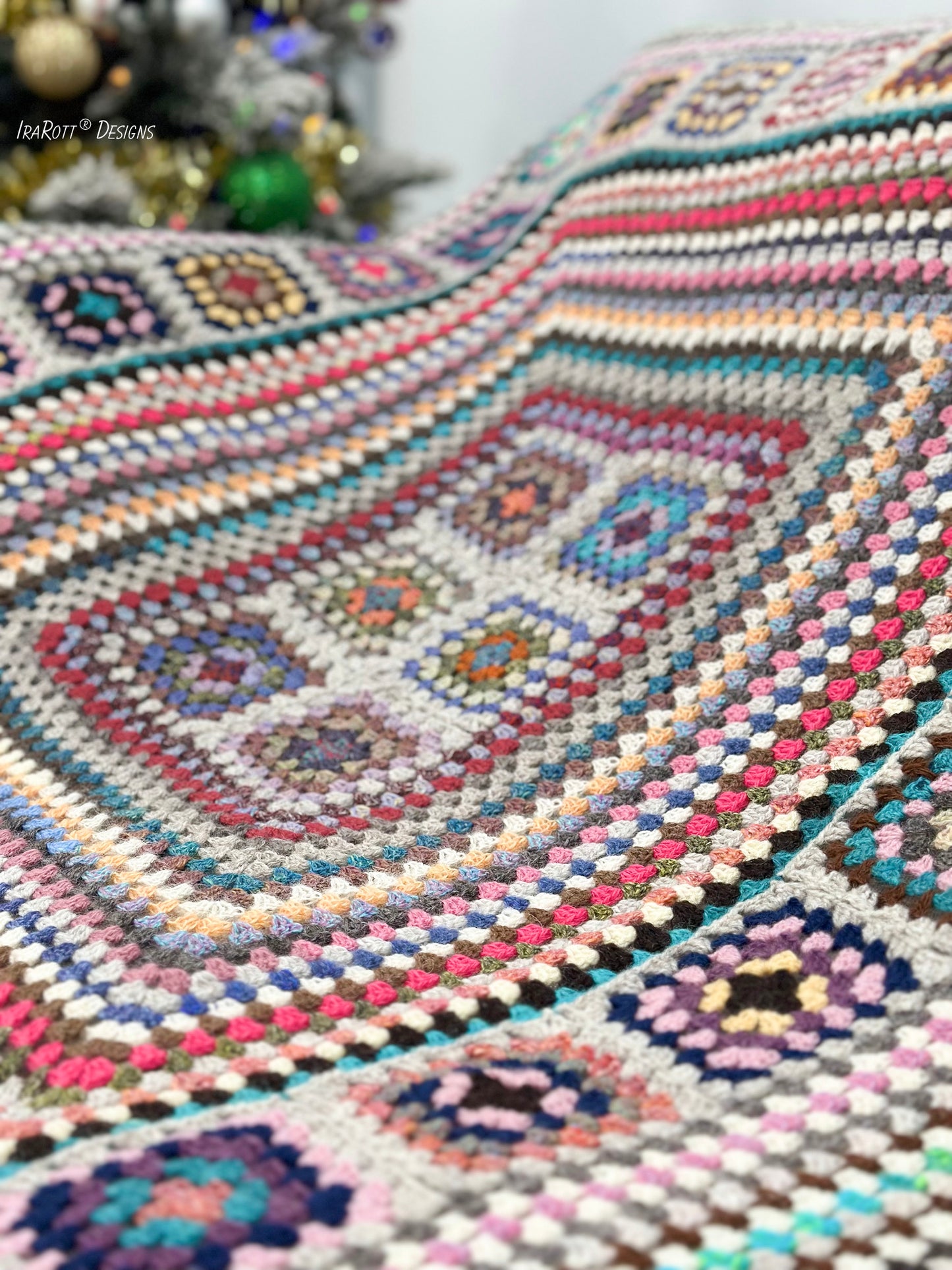 The Woolly Stash Buster Blanket Crochet Pattern