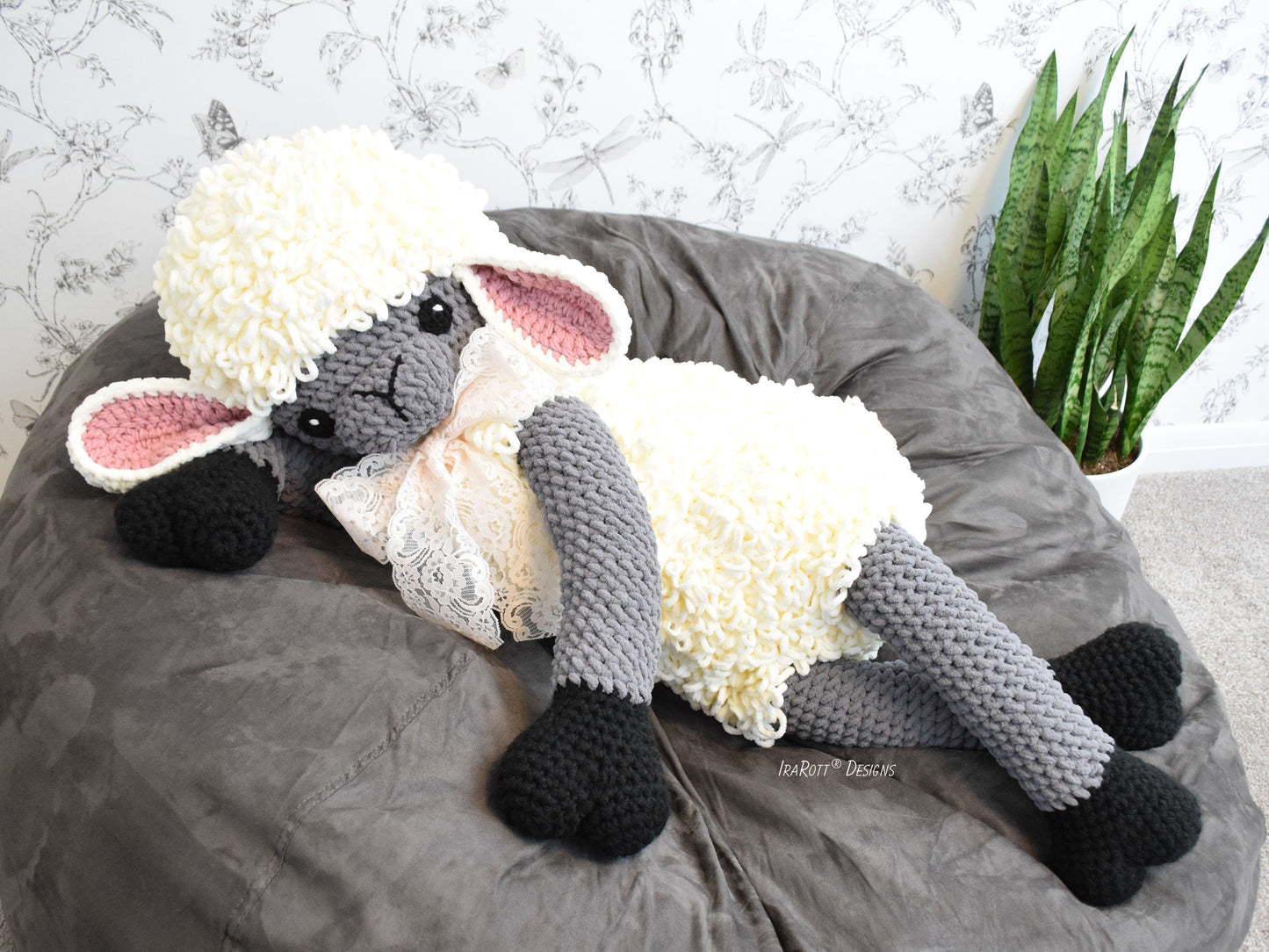 The Woolly Sheep Big Amigurumi Crochet Pattern