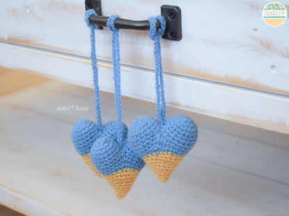 Ukrainian Heart Pendant Crochet Pattern
