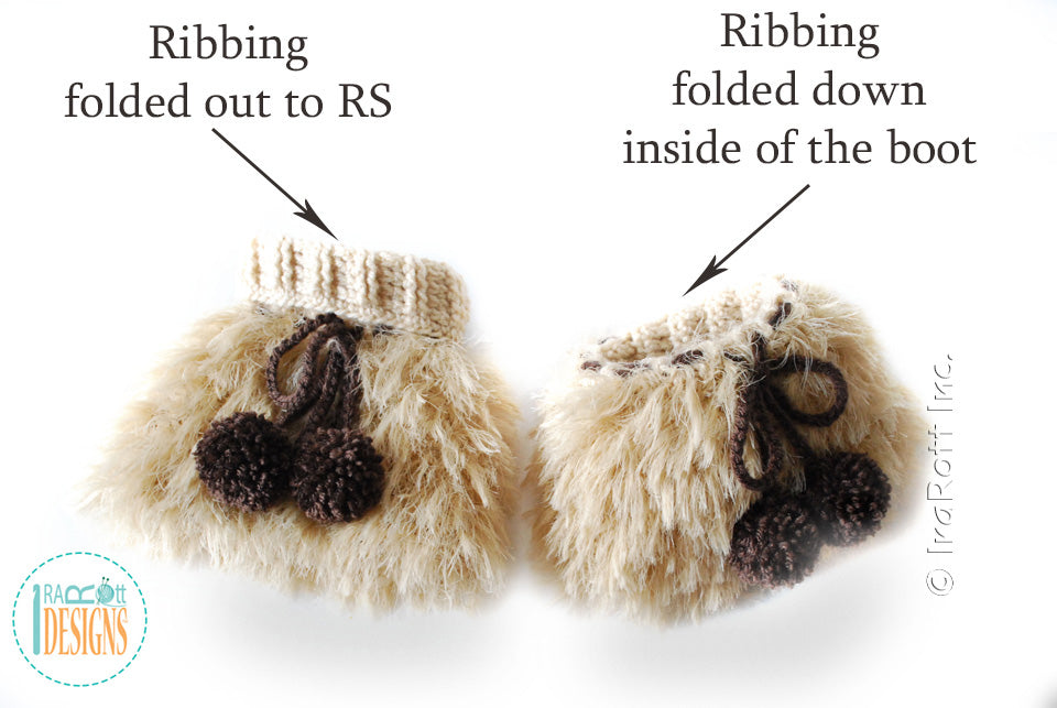 Furry Boot Cuffs Eh Crochet Pattern